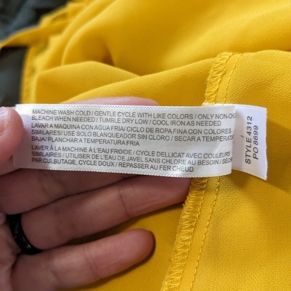 Eloquii Chiffon Ruffle Front Sleeveless Top Sz 18 - Picture 10 of 10